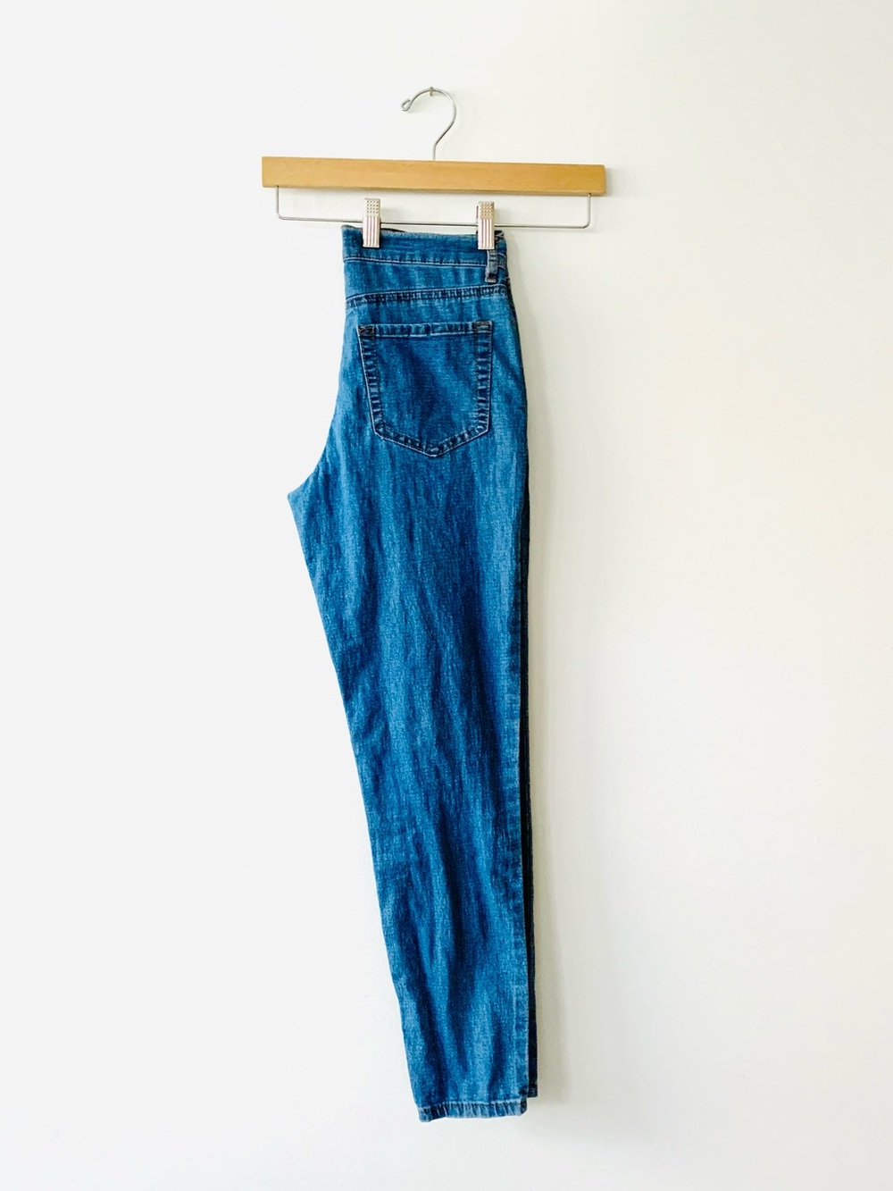 NEW Forever 21 High-Rise Blue Slim Straight Jeans